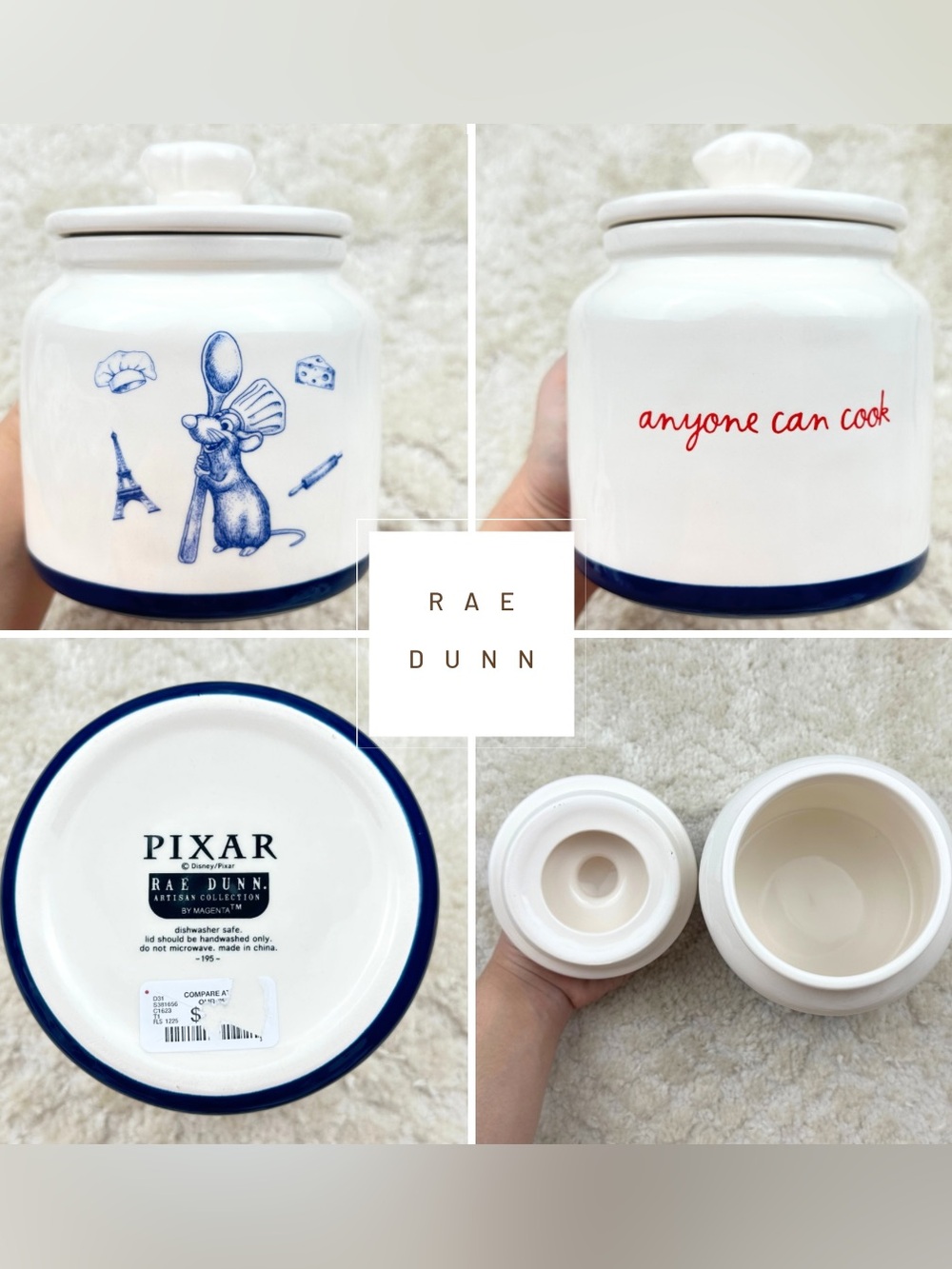Rae Dunn Ratatouille Jar Canister